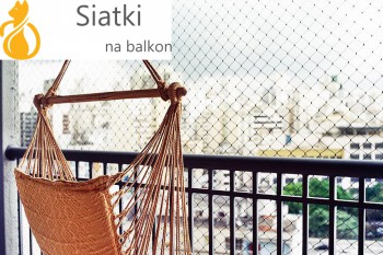 Siatka dla kota na balkon